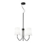 Lampadario a Sospensione , tre luci Nera 3Xe14 50X150Cm