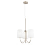 Lampadario a Sospensione , tre luci Nichel 3Xe14 50X150Cm