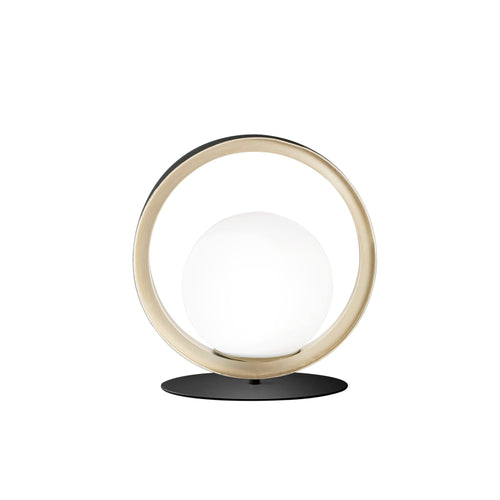 Lume da tavolo Nera/Oro 1Xg9 15X24X25Cm