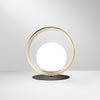 Lume da tavolo Nera/Oro 1Xg9 15X24X25Cm