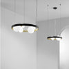 Lampadario a sospensione Nero/Oro 3Xg9 45X12X150Cm