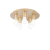 Plafoniera Oro 5Xe27 35X35X86Cm