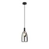 Lampadario a sospensione a luce singola Nera 1Xe14 14X24X150Cm