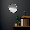Plafoniera Led cct Circolare Bianca E Oro 7W 920Lm 35X35X3,5Cm