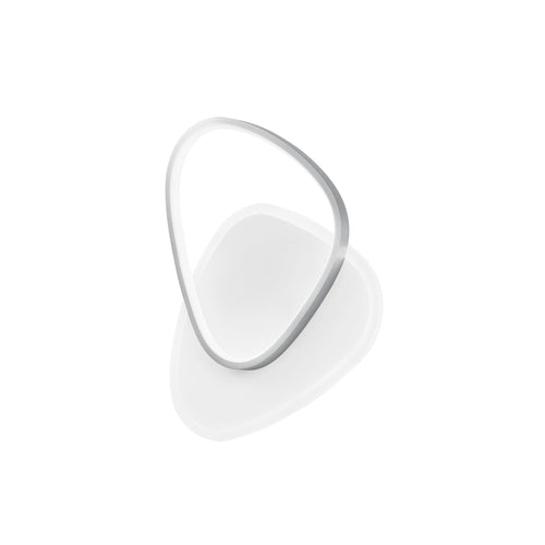 Plafoniera Led rotonda, con interruttore cct Nichel 42W 4500Lm 35X7X45Cm