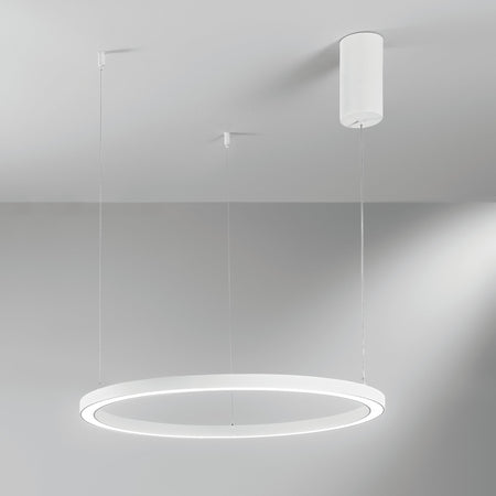 Lampadario a sospensione Bianca 30W 4500Lm cct 60X60X150Cm