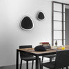 Plafoniera Led cct Nera 80W 11440Lm cct 85X85X7Cm