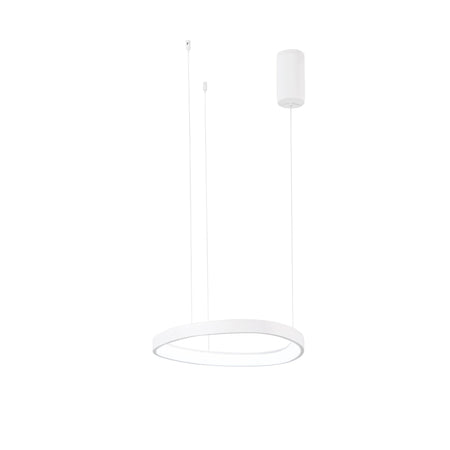 Lampadario a sospensione Led cct Bianca 40W 6160Lm cct 45X3,5X150Cm
