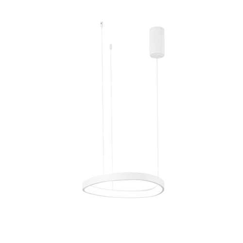 Lampadario a sospensione Led cct Bianca 40W 6160Lm cct 45X3,5X150Cm