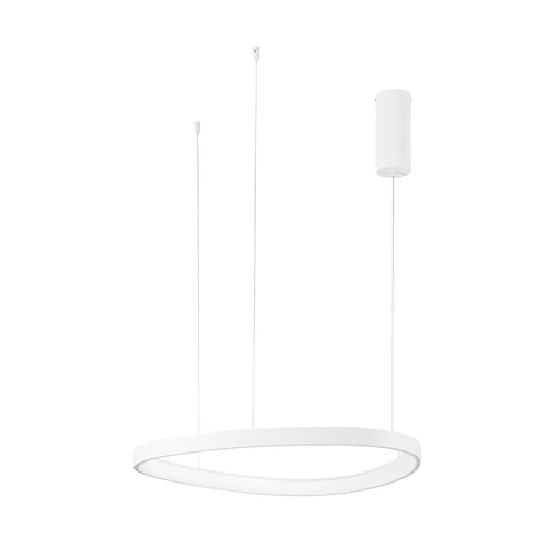 Lampadario a sospensione Led cct Bianca 58W 8360Lm cct 65X3,5X150Cm