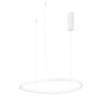 Lampadario a sospensione Led cct Bianca 80W 11440Lm cct 85X3,5X150Cm
