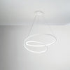 Lampadario a sospensione Led cct Bianca 60W 8000Lm 80X11,2X150Cm