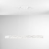 Sospensione lineare Led cct Marmo 50W 6600Lm 121,5X8X150Cm