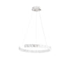 Sospensione semicircolare Led cct Marmo 30W 3900Lm 60X60X150Cm