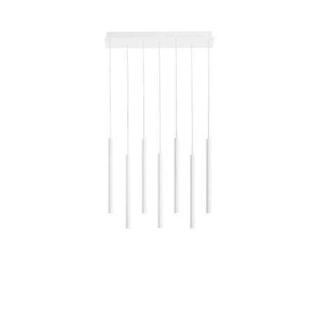 Sospensione Led con struttura tubolare lineare cct Bianco 35W 3290Lm 200X56.5X3,5Cm