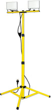 Doppio Faretto Led da Cantiere su Treppiede Telescopico - 4800 lumen - 60Watt - faretti con indice di resistenza IK08 - Impermeabile IP65 - ElettroWatt.eu