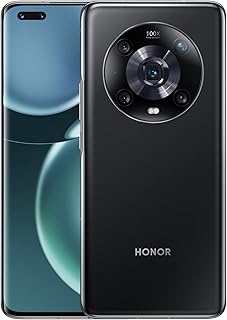 Honor Magic4 Pro, Android Smartphone, 6.81 Zoll Handy, 8+256 GB, 120 Hz, Dual-SIM, 50 MP Triple-Kamera, 100 W Supercharge, 4600 mAh Akku, NFC, IP68, Schwarz