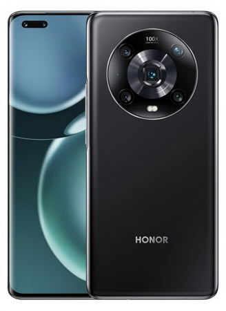 Honor Magic4 Pro, Android Smartphone, 6.81 Zoll Handy, 8+256 GB, 120 Hz, Dual-SIM, 50 MP Triple-Kamera, 100 W Supercharge, 4600 mAh Akku, NFC, IP68, Schwarz