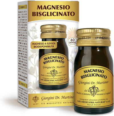 MAGNESIO BISGLICINATO Pastiglie - 30 g (Magnesio ad elevata biodisponibilità, con vitamina B6 e Selenio)