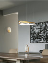 Lampadario a sospensione Led cct Oro 60W 8000Lm 80X11,2X150Cm