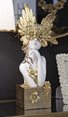 Scultura Minerva Cm 20X17X50