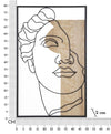 Pannello Da Muro David -A- Cm 50X2X80