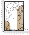 Pannello Da Muro David -B- Cm 55X2X80