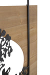 Pannello Da Muro Tree Ferro E Wood Set 3Pz Cm 176X2X90 (63X2X90-50X2X90)