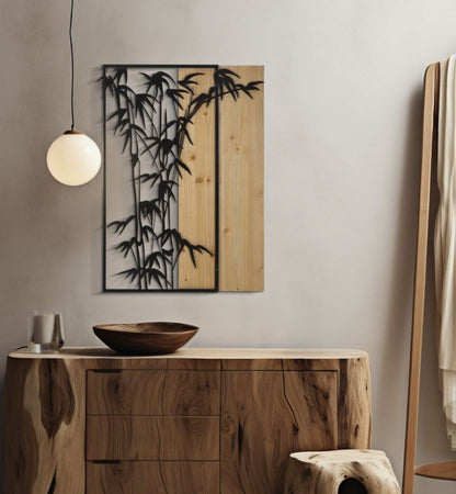 Pannello Da Muro Bamboo Cm 58X2X80