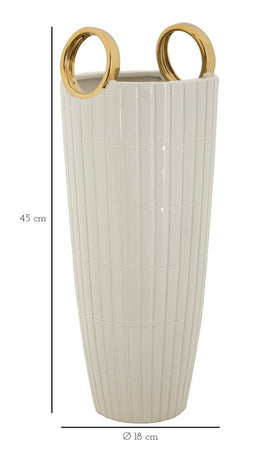 Vaso Ceramica Shopping Cm Ø 18X45