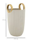 Vaso Ceramica Shopping Cm Ø 18X25