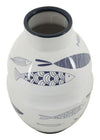Vaso Ceramica Fish Cm Ø 21X31