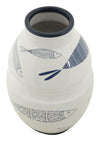 Vaso Ceramica Fish Cm Ø 15X24