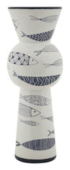 Vaso Ceramica Fish Tall Cm Ø 14X38,5