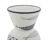 Vaso Ceramica Fish Tall Cm Ø 14X38,5