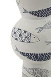 Vaso Ceramica Fish Tall Cm Ø 14X38,5