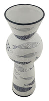 Vaso Ceramica Fish Tall Cm Ø 14X38,5