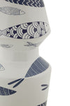Vaso Ceramica Fish Double Cm Ø 14X34