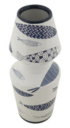 Vaso Ceramica Fish Double Cm Ø 14X34