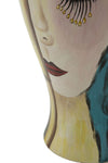 Vaso Ceramica Art Face Cm Ø 28X50