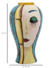 Vaso Ceramica Art Face Cm Ø 28X50