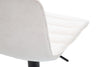Sgabello Bar High Bianco Cm 43X49,5X85,5-107(Seduta Cm 61-82,5)