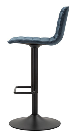 Sgabello Bar High Navy Cm 43X49,5X85,5-107(Seduta Cm 61-82,5)