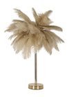 Lampada Da Tavolo Palm Cammello Cm Ø 55X60