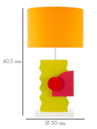 Lampada Da Tavolo Color -B- 30X60,5
