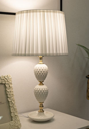 Lampada Da Tavolo Torre Annunziata Cm Ø 30X57