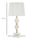 Lampada Da Tavolo Torre Annunziata Cm Ø 30X57