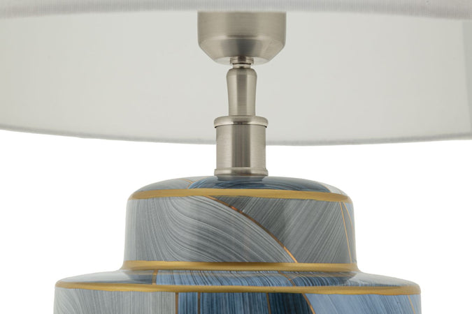 Lampada Da Tavolo Ceramica Elegant Cm Ø 40X64