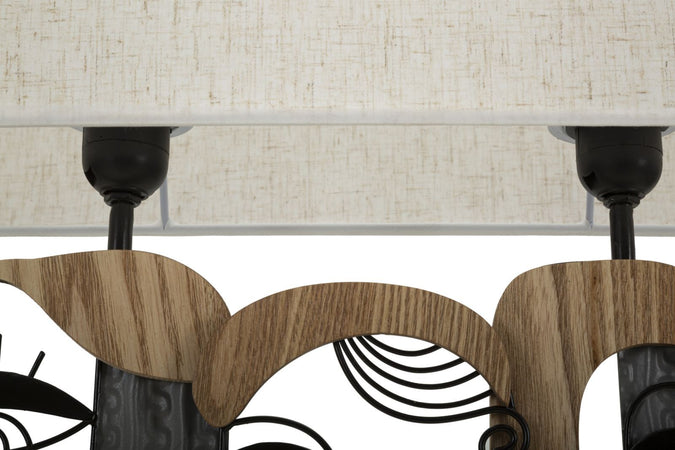 Lampada Da Tavolo Picassy Plus Cm 50X17,8X45