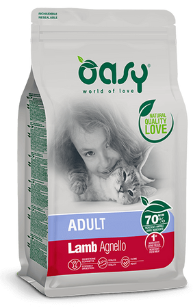 Oasy Lifestage Adult Agnello per Gatti